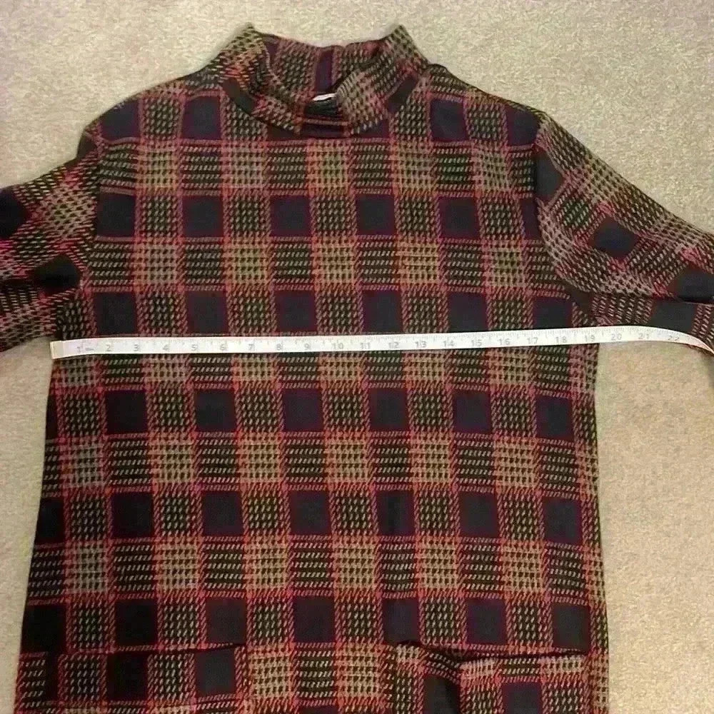 Zara plaid maxi dress women’s size M - Picture 5 of 5